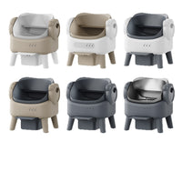 Custom Open Smart Stainless Steel Cat Litter Box with Remote Control, EU Plug
