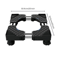 Mini Fridge Stand with Mat Adjustable Mini Fridge Stand Easy-to-Install
