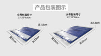 Foldable Fabric Desktop Display Stand with Pockets for Cards and Charts