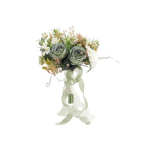 Bridal Bouquet with Ribbons Satin Flowers Reusable for Brides