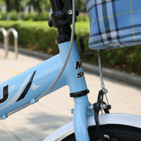 20-Inch Folding Bike Lightweight Single Speed Folding Bike for School Grounds