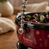 Round Fruit Tray Raised Feet Tableware Glossy
