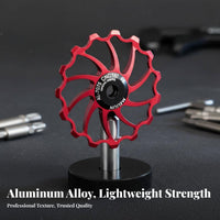Rear Derailleur Pulley Anodized Ceramic Bearing Guide Wheel Aluminum Alloyuminum Aluminum Alloyloy Uminum Aluminum Alloyuminum