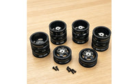 6WD RC Truck Wheel Hubs Heavy Duty Metal Wheel Hub Set Hobby Parts
