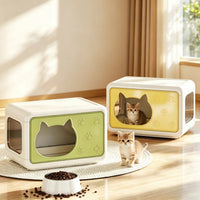 猫窝四季通用猫咪房子别墅家居半包式猫屋猫笼子宠物用品