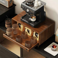 Coffee Machine Stand Multifunction Counter Shelf Rack Space Saving for Sideboard
