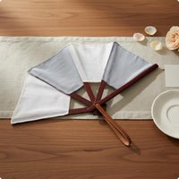 Five-Rib Hand Fan Wide Semicircle Cooling Accessory Easy to Use