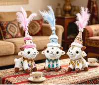 Xinjiang Little Sheep Plush Toy Stuffed Sheep Doll Pendant Keychain Cultural Tourism Souvenir Gift Wholesale