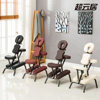 Foldable Tattoo Chair with Massage and Reclining Features for Commercial Use