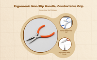 Needle Nose Pliers, 5cm Mini Jewelry Pliers, accurate Hand Tool for Beading, DIY Crafts, Jewelry Repair