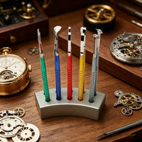 10 Pieces Watch Case Opener Tool Kit Easy to Use Stainless Timepiece Tool Set