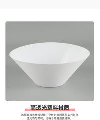 简约白色灯罩透光塑料pp灯罩北欧风台灯落地灯壁灯外壳罩配件批发