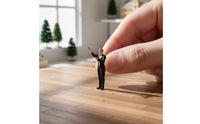 1/64 Scale Musician Figure Resin Material Miniature Saxophone Player Detailed Tiny Orchestra Member Figurine for Collectors