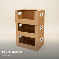 Foldable Storage versatile Stackable Foldable Lidded Box With Lid for Living Room