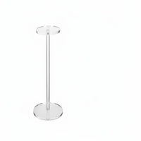 Multipurpose Acrylic Hat Display Stand Minimalist Design Clear Tabletop Hat Holder Stable Base for Retail Shop, Dressing Room, Closet