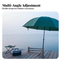 Fishing Stand Umbrella Stand Wind Resistant Stainless Steel Umbrella Bracket Heavy Duty for Anglers, Outdoor, Riverside, Lakeside