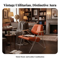 Retro Green Chair and Table Set Utilitarian Design Business-Grade Furniture Wear-Resistant Space-Efficient