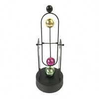 Moving Desk Ornament Arched Design USB Desk Ornament Glossy Spheres