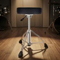 Drum Throne with Tripod Base   Adjustable Drum Throne Double Braced for Rehearsal Room