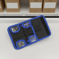 Tool Organizer Hook-and-Loop Flaps Foldable Tool Bag Stitched Pockets
