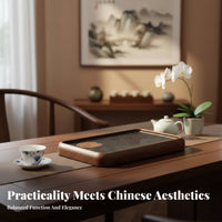 Water-Storing Tea Board space-saving Design Tableware Easy to Clean for Individuals