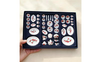 Ceramic Dollhouse Dinnerware Creative Gift Miniature Tea Set Collectible Model Porcelain Dollhouse Dishes for Collectors, Hobbyists