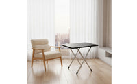 Space-Saving Folding Table Compact Foldable Table Portable Foldable Desk Stable for Students, Small Areas, Dorm Room, Outdoor