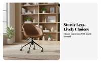 rotating Rolling Chair Minimalist Look Rolling Task Chair Modern and design for Bedroom
