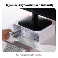 Narrow Storage organizer adjustableable Use Multi-Compartment Desk unit Minimalist Design