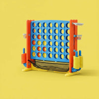 4 in a Row Game Educational Kids Four in a Row Toy Smooth Edges Score Four Game for Parents and Children, Families