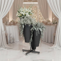 Iron Flower Rack Metal Frame Floral Presentation Rack Stable Base for Wedding