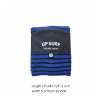 Surfboard Sock Prevents Surfing Sealant Mess Striped Surfboard Sleeve Internal Storage Pocket Stretch Board Sock for Travel