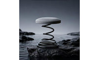 Compact Spring Stool Space-Saving Stool with Spring Base for Living Room