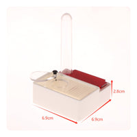 Flat Nest Square Base 3D Printed Nest Clear