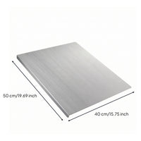 Hygienic Stainless Steel Cutting Board Easy-to-Clean Metal Cutting Board Dishwasher Safe Non-Absorbent for Kitchen