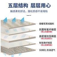 床垫软垫家用垫被床褥加厚法兰羊羔绒榻榻米垫子1.8铺底1.2米1.5