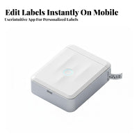 Handheld Thermal Labeler Bluetooth Connectivity Portable Thermal Printer