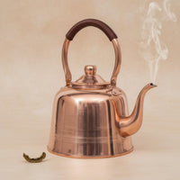 Stovetop Copper Teapot Easy to Pour Copper Stovetop Kettle Kitchenware for Home Use