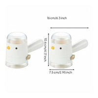 Moisture-Proof Press Type Seasoning Dispenser Precise Measurement Press-Type Seasoning Dispenser Single-Hand Operation for Elderly