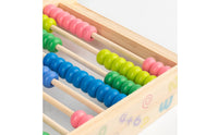 Wooden Abacus Develops Fine Motor Skills Kids Arithmetic Abacus Multi-Skill Development 10-Row Calculation Rack for Preschoolers, Daycare