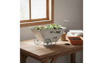 Vintage Market Cart Planter Loop Handle Vintage Cart Planter Indoor Outdoor Use
