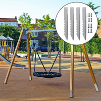 4 Pieces Swing Set Anchor Kit Hot Galvanized Heavy Duty Ground Anchor