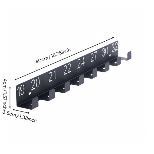 Wall-Mounted Wrench Space Saving Numbered Tool Hanger Heavy Duty Wrench Storage Shelf for Mechanics
