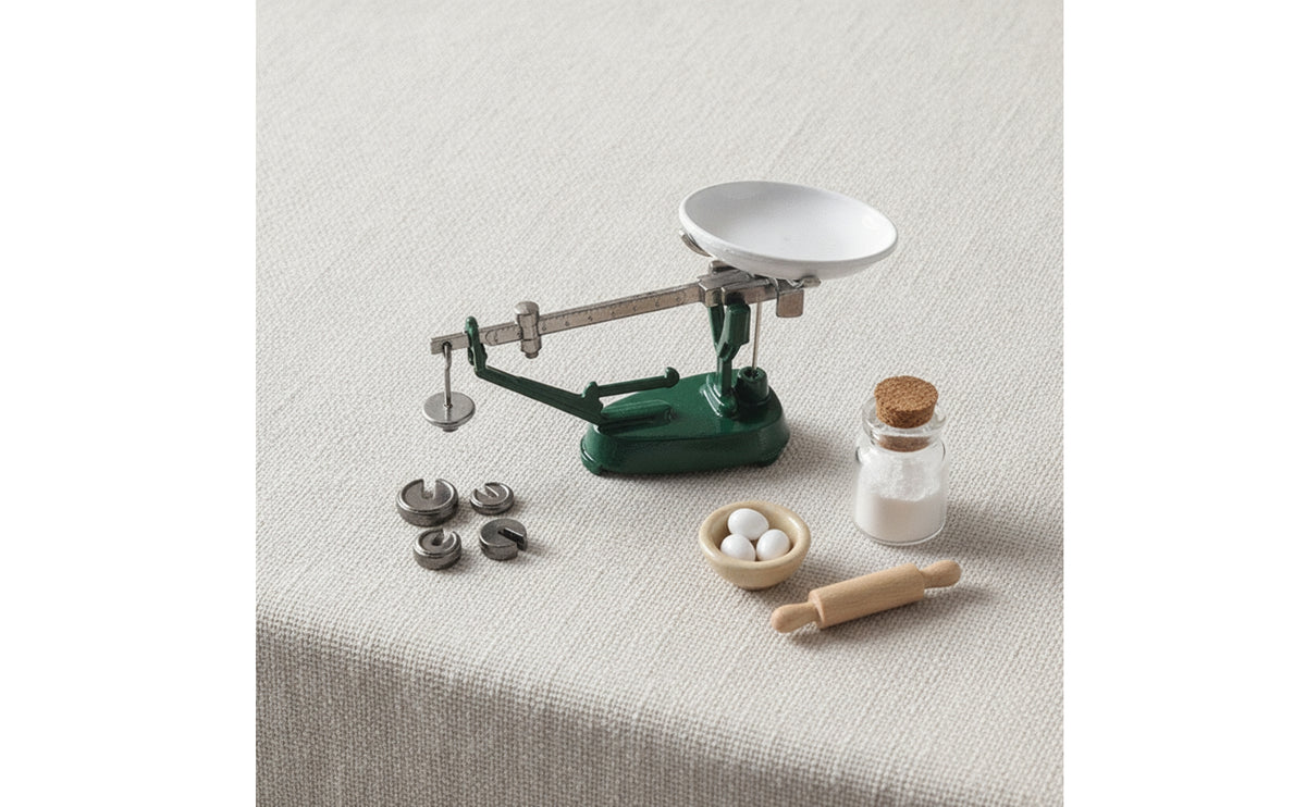 Miniature Balance Scale Mechanical Dollhouse Balance Scale Details Ornament for Collectors