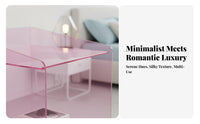 curved shaped accentuation Table adaptable purposeurved shaped Stand Sturdy Construction