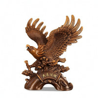 Bird Sculpture with Plaque Tabletop Bird Sculpture Decorative Decor for Living Room