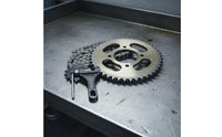 Motorcycle Chain and Sprocket Set High Tensile Strength Motorcycle Drive Chain Sprocket Kit for DIY Enthusiasts