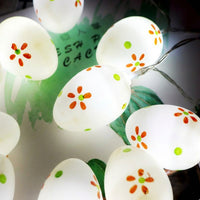 10 LED Egg Lights Colorful Easter Egg String Light Festive Design Easter Themed Fairy Lights for Kids, Parents, Indoor Ornament Ration