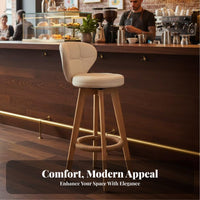 Upholstered Wooden Frame Chair Ergonomic Backrest Upholstered Side Chair