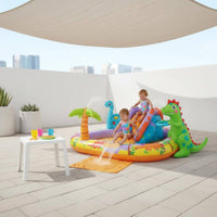 Dinosaur Water Play Play Area Easy to Set up Inflatable Kiddie Pool Slide